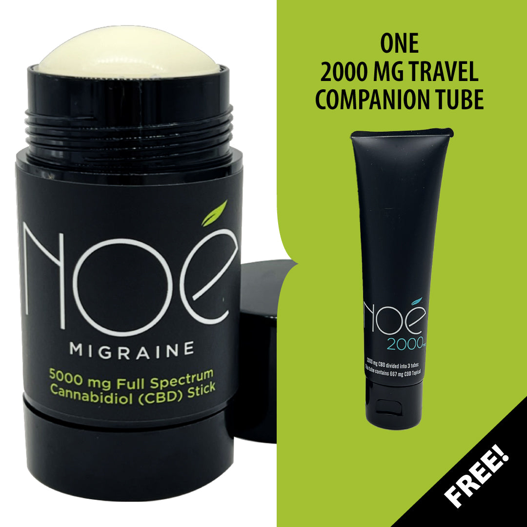Free 2000 mg CBD Topical with Purchase of Migraine Stick- Noé