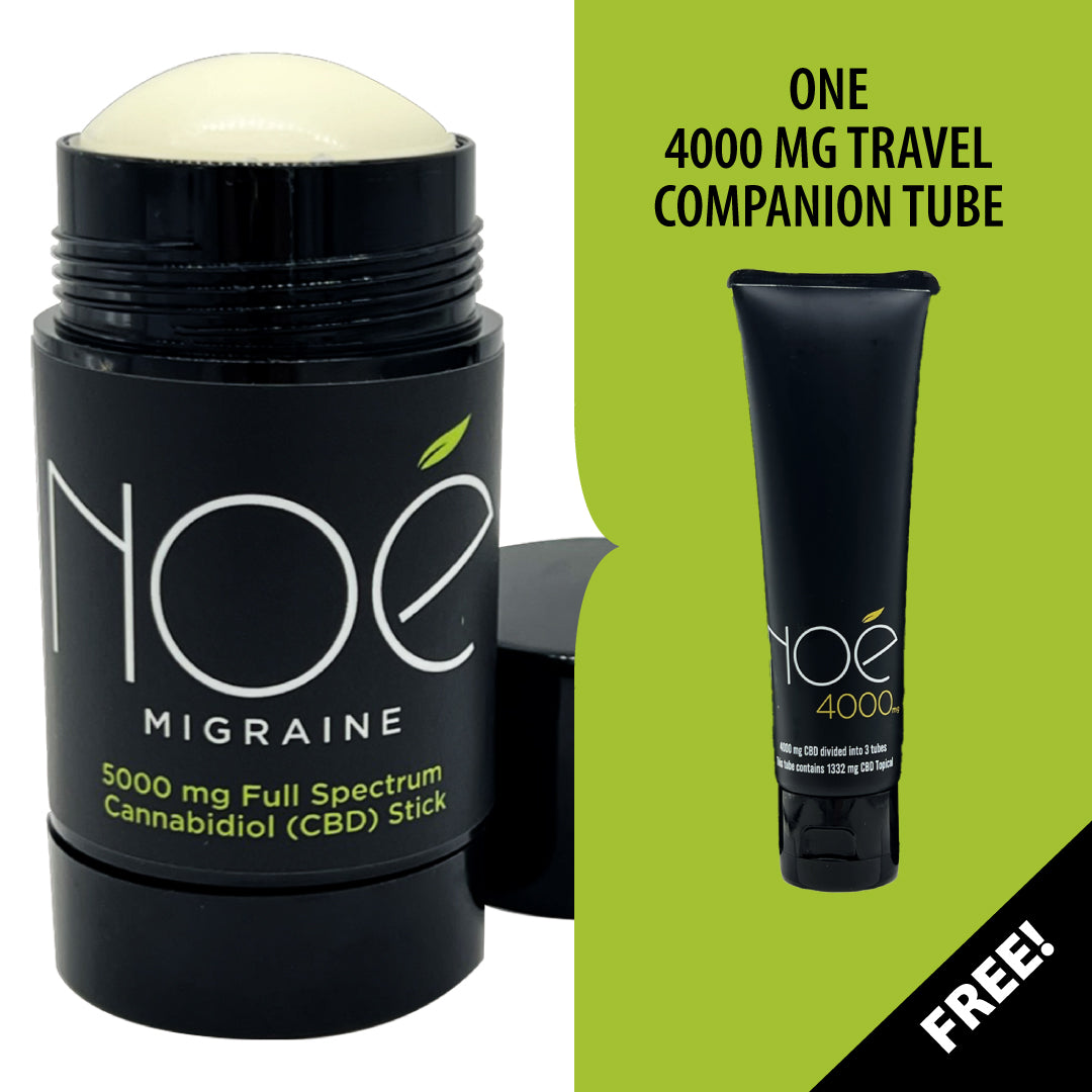 Free 4000 mg CBD Topical with Purchase of Migraine Stick- Noé