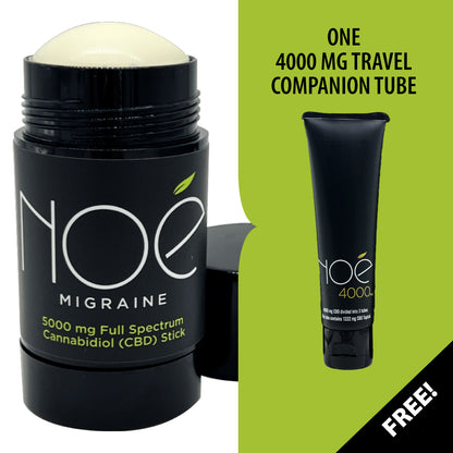 Free 4000 mg CBD Topical with Purchase of Migraine Stick- Noé