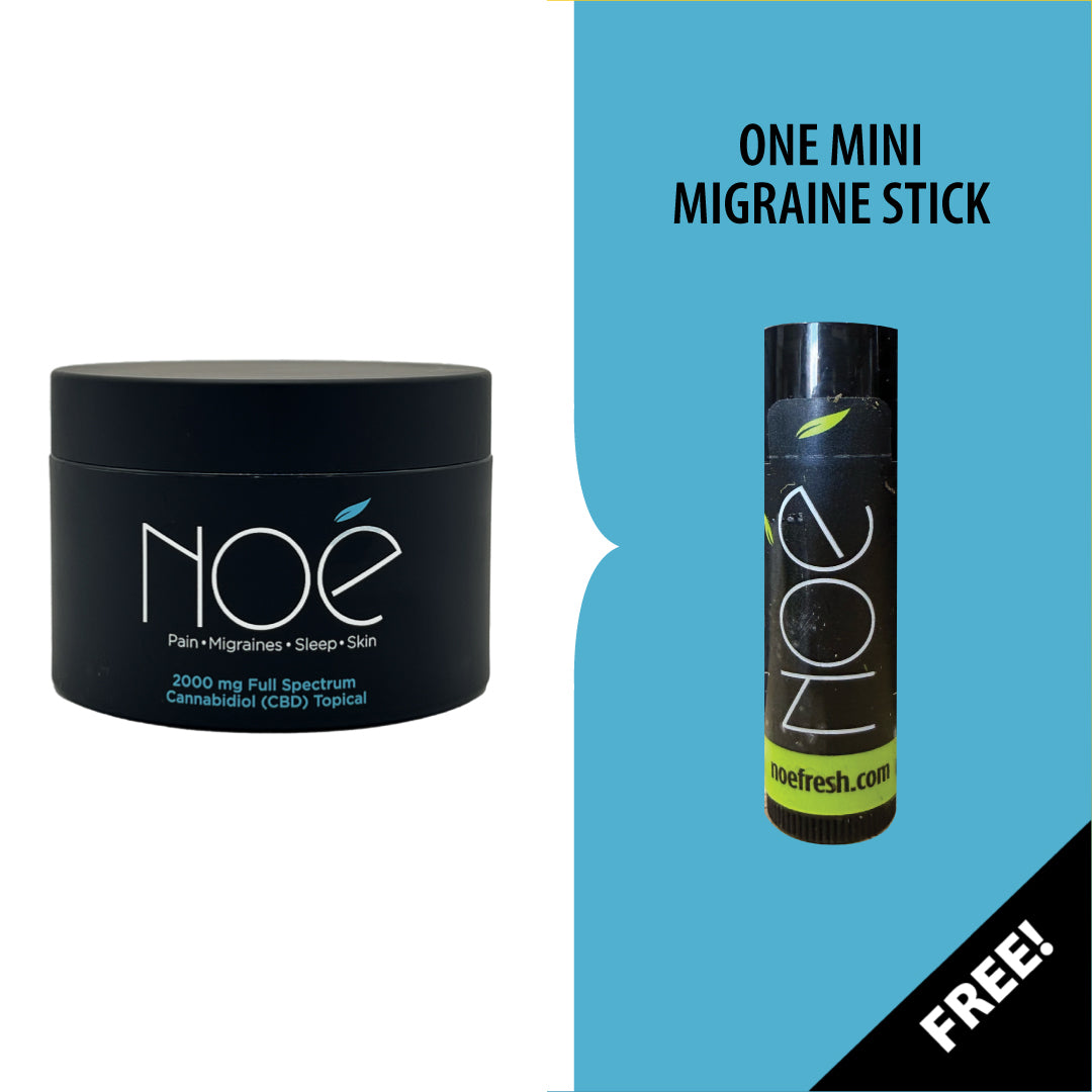 2000 mg CBD Topical Cream for All Natural Pain Relief – Noé Fresh