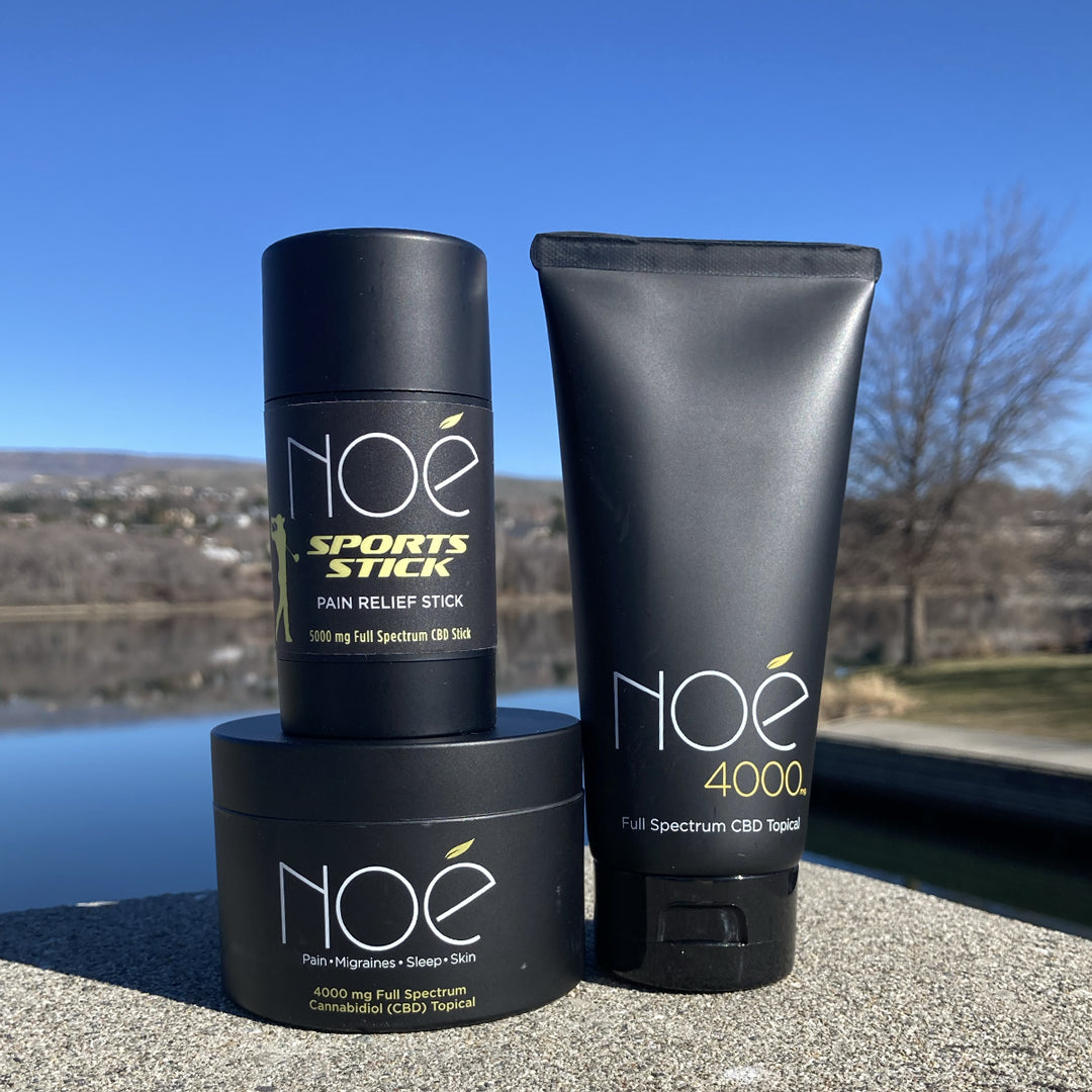 Ease sore muscle and achy joints with Noé CBD Pain Relief Bundle 